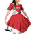 Personalized Sint Maarten Flag day Family Matching Off Shoulder Short Dress and Hawaiian Shirt Semper progrediens Flag Style