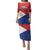 Personalized Sint Maarten Flag day Family Matching Puletasi and Hawaiian Shirt Semper progrediens Flag Style