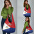 Personalized Sint Maarten Flag day Grocery Bag Semper progrediens Flag Style