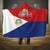Personalized Sint Maarten Flag day Hooded Blanket Semper progrediens Flag Style