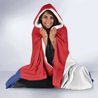 Personalized Sint Maarten Flag day Hooded Blanket Semper progrediens Flag Style
