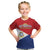Personalized Sint Maarten Flag day Kid T Shirt Semper progrediens Flag Style