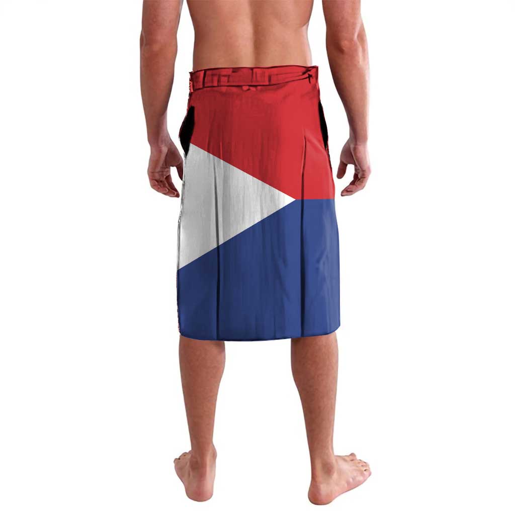 Personalized Sint Maarten Flag day Lavalava Semper progrediens Flag Style