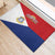 Personalized Sint Maarten Flag day Rubber Doormat Semper progrediens Flag Style