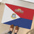 Personalized Sint Maarten Flag day Rubber Doormat Semper progrediens Flag Style