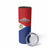 Personalized Sint Maarten Flag day Skinny Tumbler Semper progrediens Flag Style