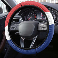 Sint Maarten Flag day Steering Wheel Cover Semper progrediens Flag Style