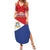 Personalized Sint Maarten Flag day Summer Maxi Dress Semper progrediens Flag Style