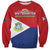 Personalized Sint Maarten Flag day Sweatshirt Semper progrediens Flag Style