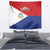 Personalized Sint Maarten Flag day Tapestry Semper progrediens Flag Style