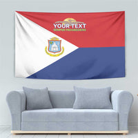 Personalized Sint Maarten Flag day Tapestry Semper progrediens Flag Style