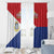 Personalized Sint Maarten Flag day Window Curtain Semper progrediens Flag Style