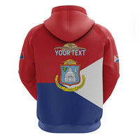 Personalized Sint Maarten Flag day Zip Hoodie Semper progrediens Flag Style