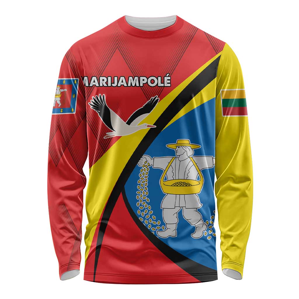 Lithuania Marijampole County Long Sleeve Shirt Marijampoles apskritis