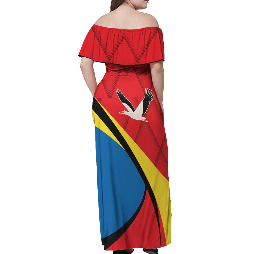 Lithuania Marijampole County Off Shoulder Maxi Dress Marijampoles apskritis