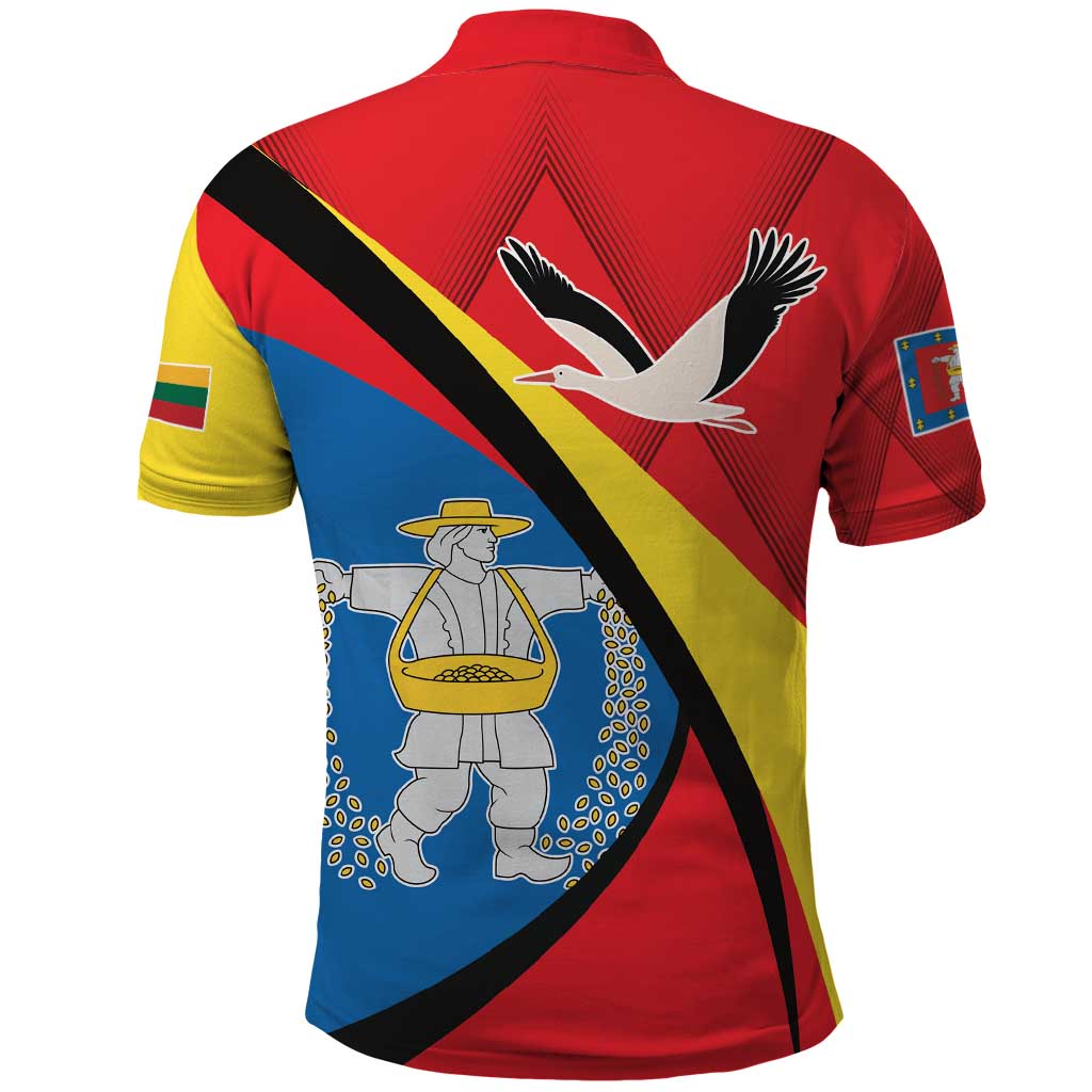 Lithuania Marijampole County Polo Shirt Marijampoles apskritis
