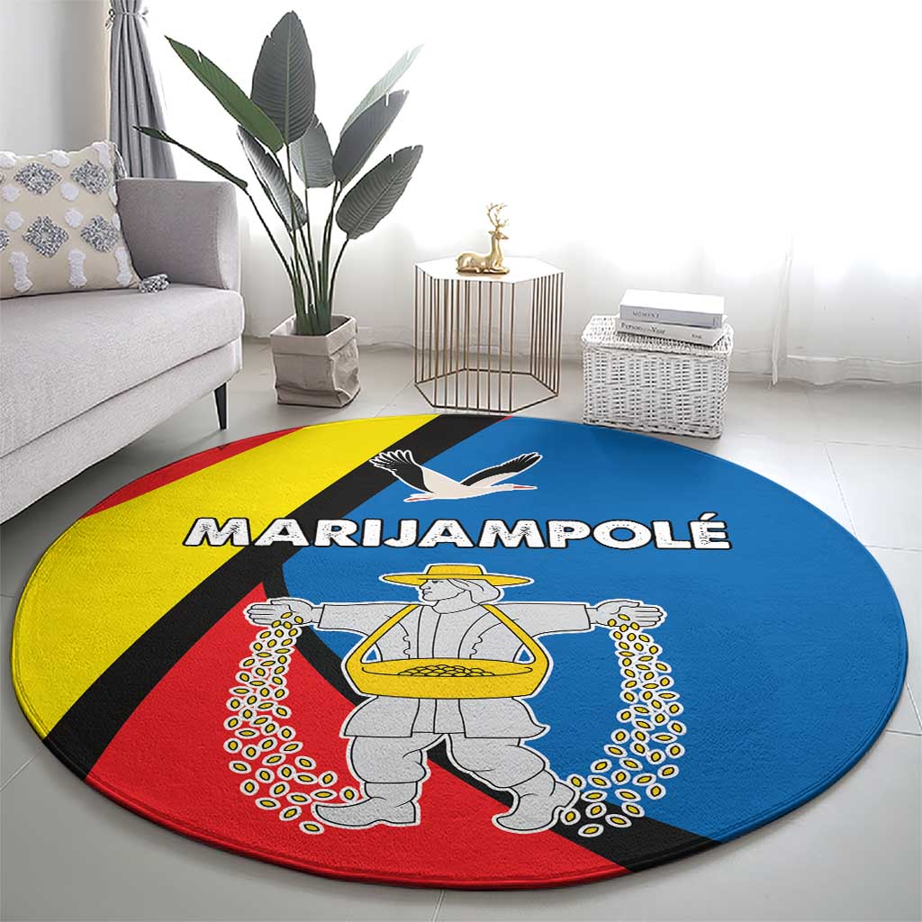 Lithuania Marijampole County Round Carpet Marijampoles apskritis LT17 - Wonder Print Shop