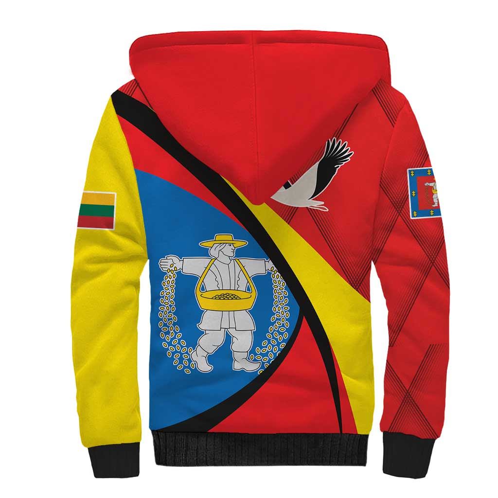 Lithuania Marijampole County Sherpa Hoodie Marijampoles apskritis LT17 - Wonder Print Shop