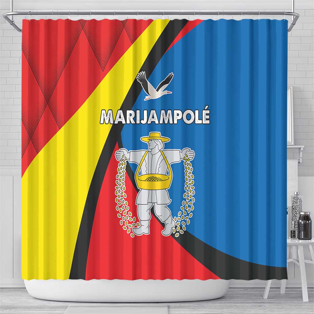 Lithuania Marijampole County Shower Curtain Marijampoles apskritis LT17 - Wonder Print Shop