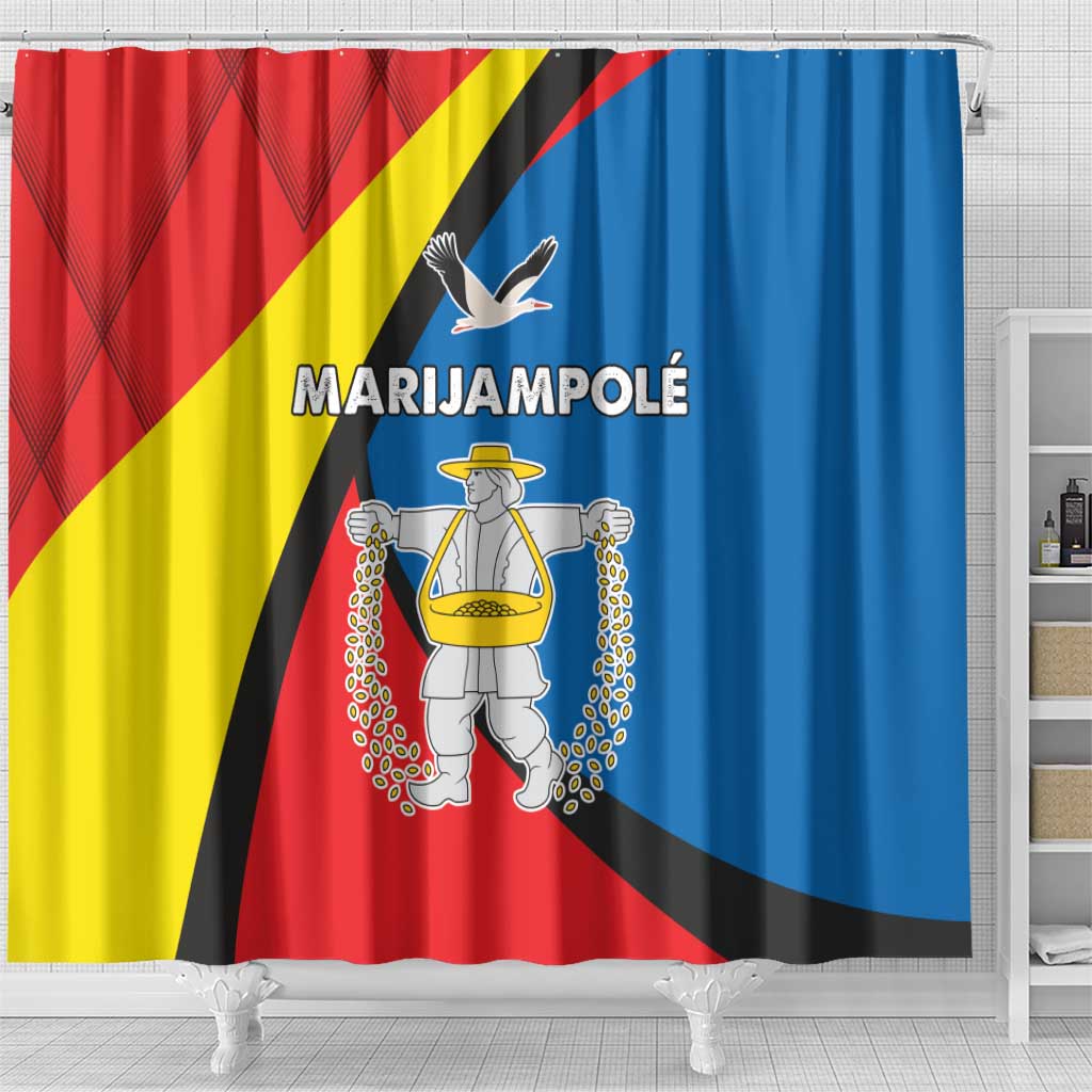 Lithuania Marijampole County Shower Curtain Marijampoles apskritis LT17 - Wonder Print Shop