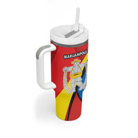 Lithuania Marijampole County Tumbler With Handle Marijampoles Apskritis LT17 - Wonder Print Shop