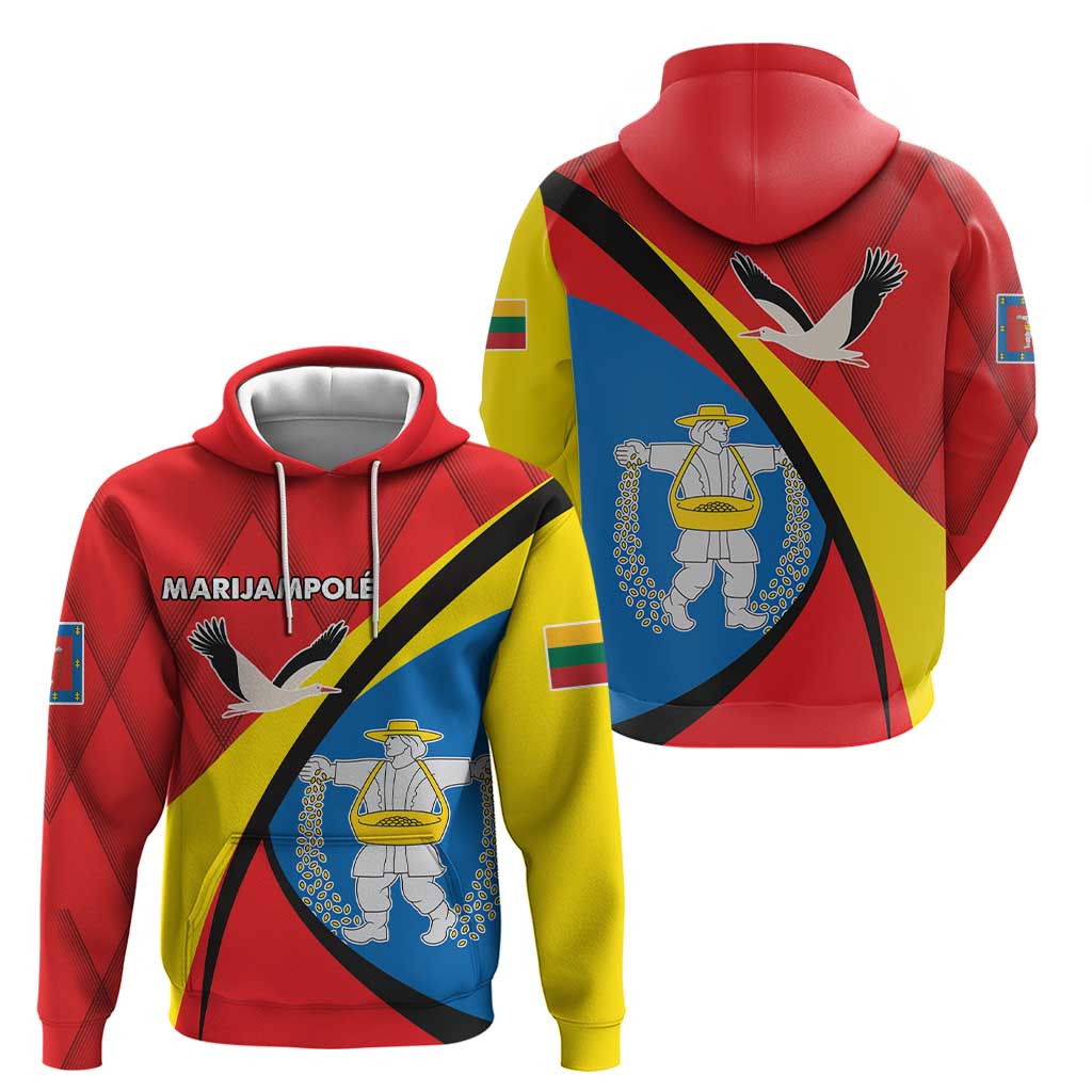 Lithuania Marijampole County Zip Hoodie Marijampoles apskritis LT17 - Wonder Print Shop