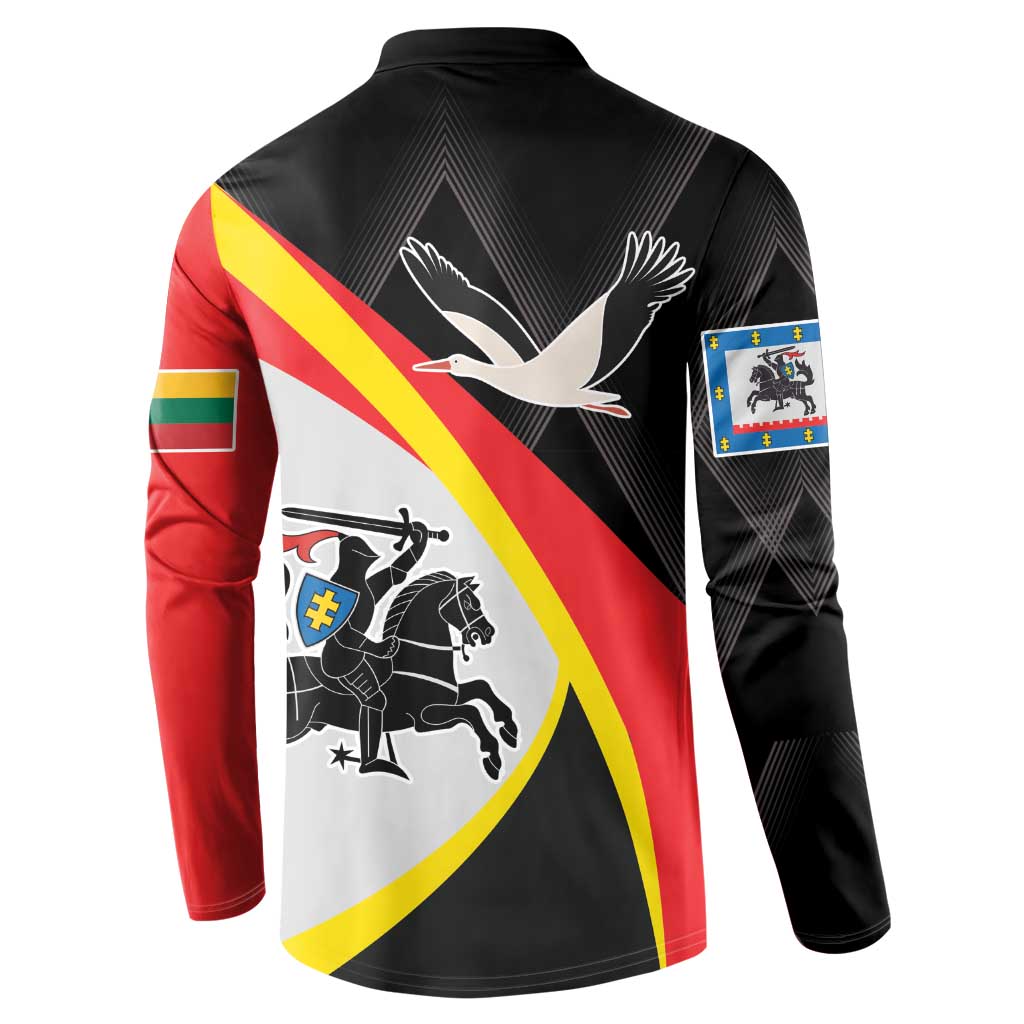 Lithuania Panevezys County Button Sweatshirt Panevezio Apskritis