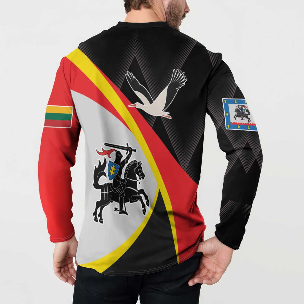 Lithuania Panevezys County Button Sweatshirt Panevezio Apskritis