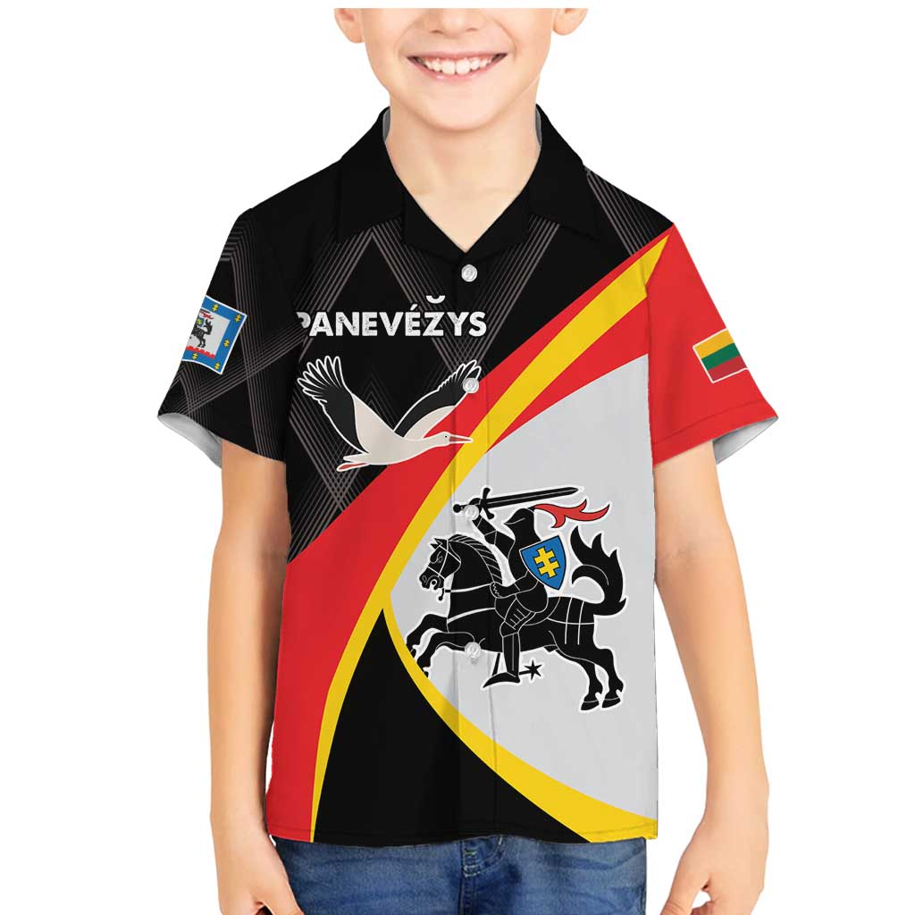 Lithuania Panevezys County Family Matching Mermaid Dress and Hawaiian Shirt Panevezio Apskritis