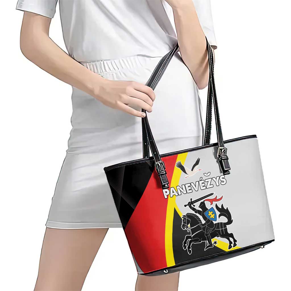 Lithuania Panevezys County Leather Tote Bag Panevezio Apskritis
