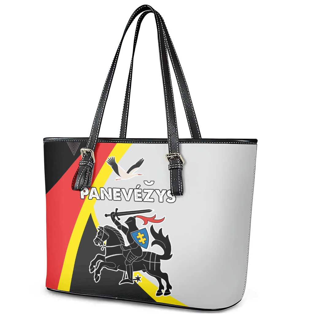 Lithuania Panevezys County Leather Tote Bag Panevezio Apskritis