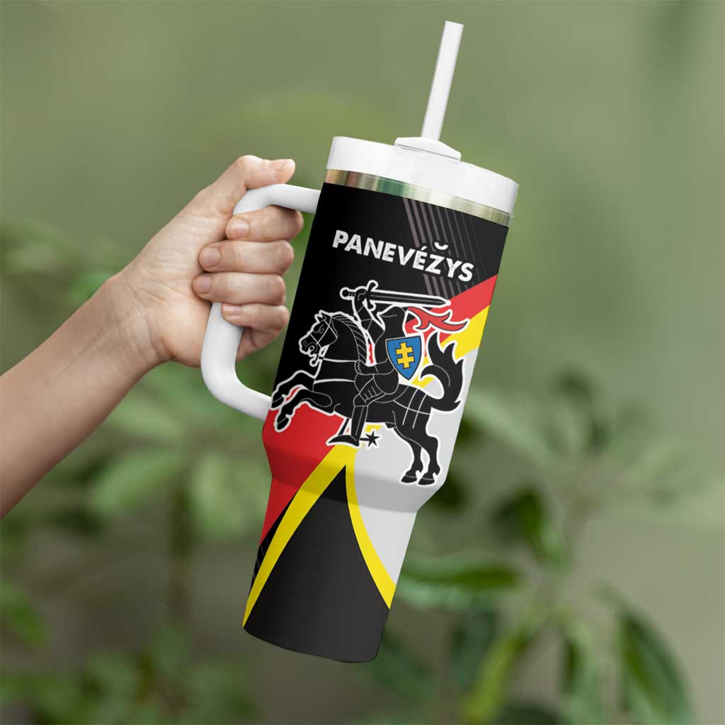 Lithuania Panevezys County Tumbler With Handle Panevezio Apskritis LT17 - Wonder Print Shop