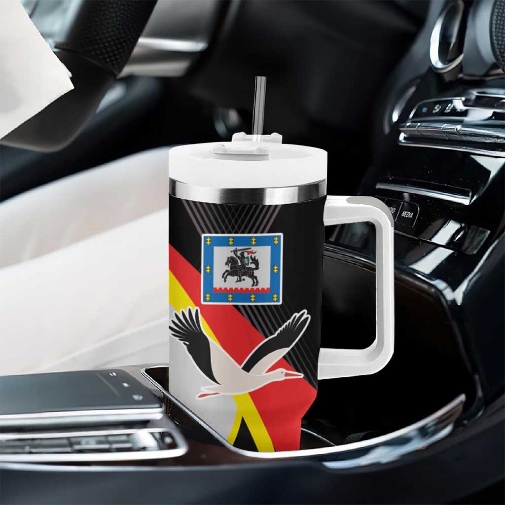 Lithuania Panevezys County Tumbler With Handle Panevezio Apskritis LT17 - Wonder Print Shop