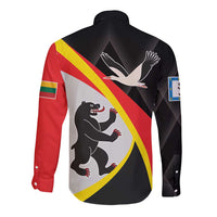 Lithuania Siauliai County Long Sleeve Button Shirt Siauliu Apskritis