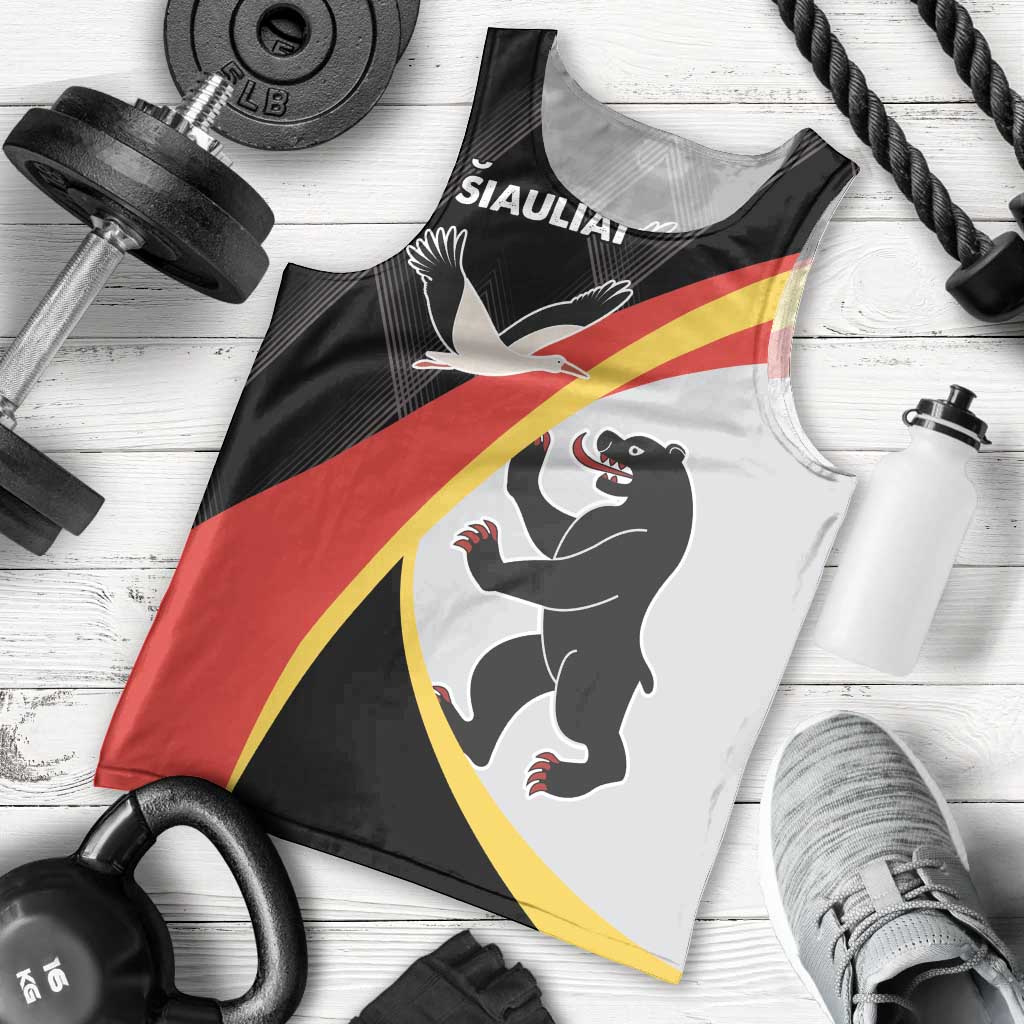 Lithuania Siauliai County Men Tank Top Siauliu Apskritis