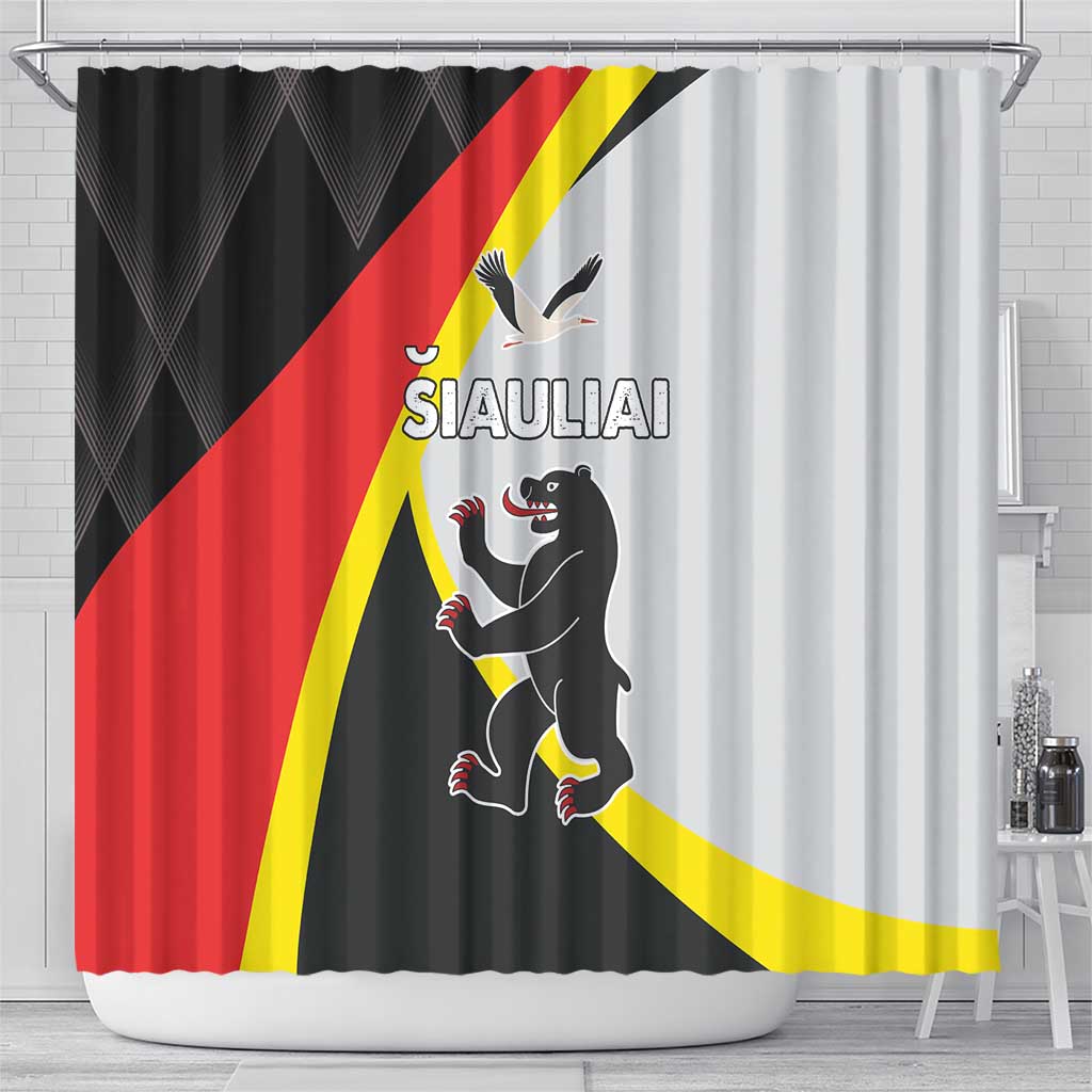 Lithuania Siauliai County Shower Curtain Siauliu Apskritis LT17 - Wonder Print Shop
