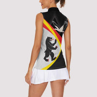 Lithuania Siauliai County Women Sleeveless Polo Shirt Siauliu Apskritis LT17 - Wonder Print Shop