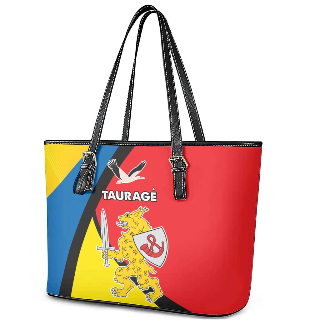 Lithuania Taurage County Leather Tote Bag Taurages Apskritis
