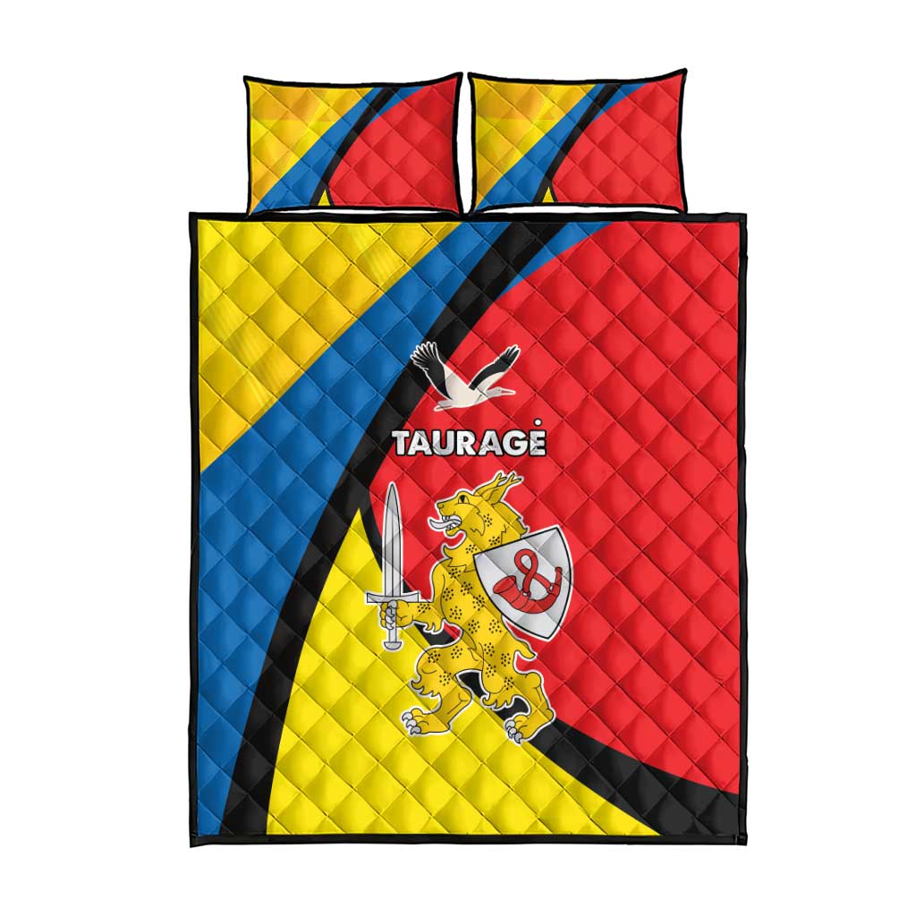 Lithuania Taurage County Quilt Bed Set Taurages Apskritis LT17 - Wonder Print Shop