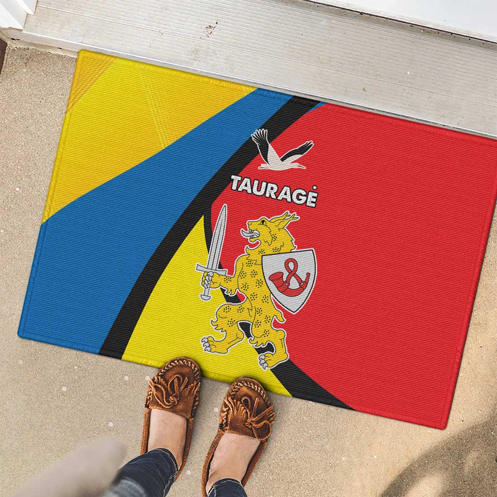 Lithuania Taurage County Rubber Doormat Taurages Apskritis LT17 - Wonder Print Shop