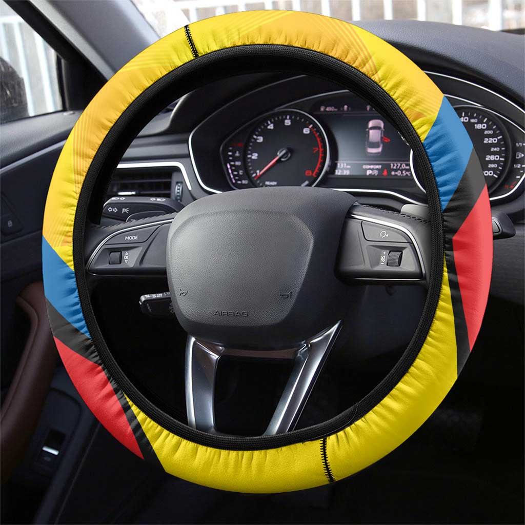 Lithuania Taurage County Steering Wheel Cover Taurages Apskritis LT17 - Wonder Print Shop