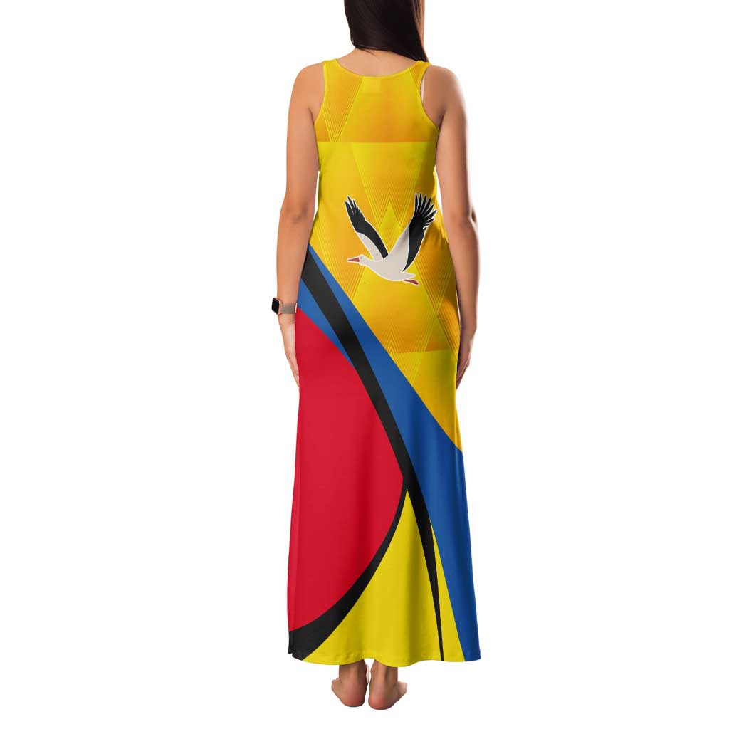 Lithuania Taurage County Tank Maxi Dress Taurages Apskritis LT17 - Wonder Print Shop