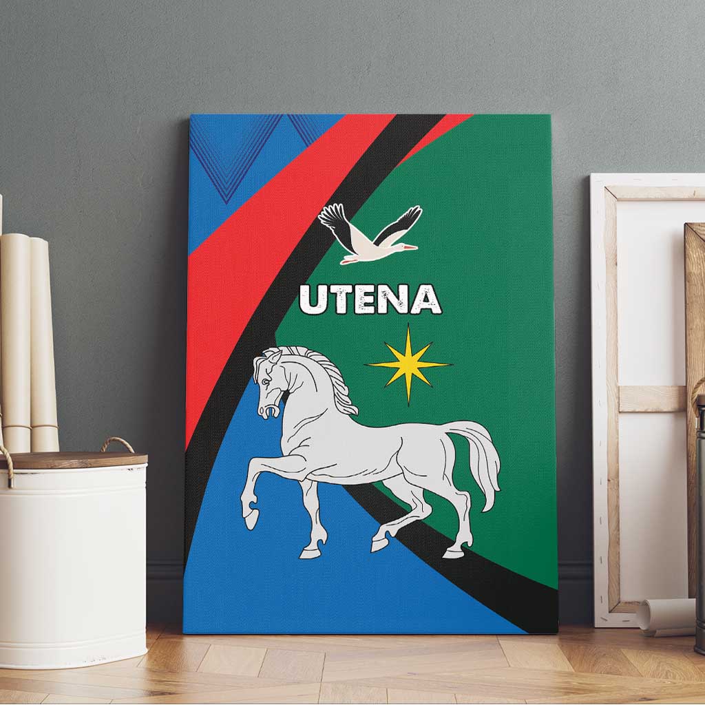 Lithuania Utena County Canvas Wall Art Utenos Apskritis
