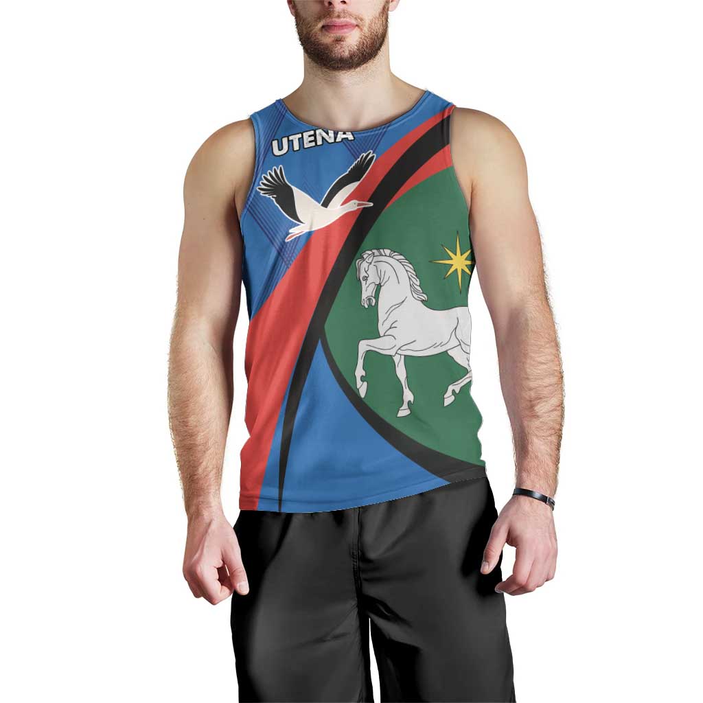 Lithuania Utena County Men Tank Top Utenos Apskritis