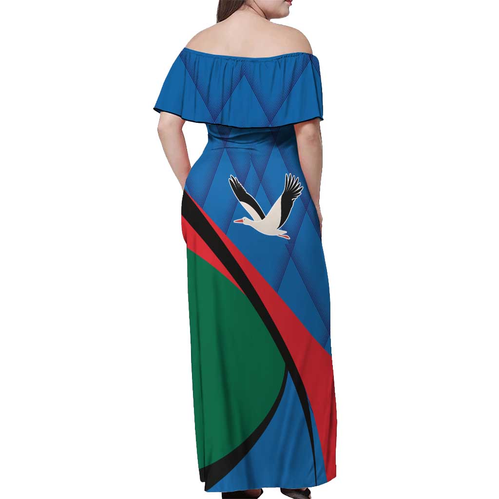 Lithuania Utena County Off Shoulder Maxi Dress Utenos Apskritis
