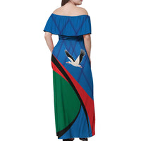 Lithuania Utena County Off Shoulder Maxi Dress Utenos Apskritis