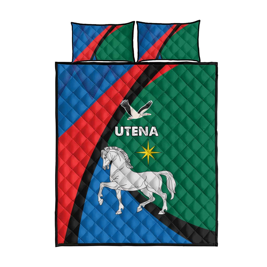 Lithuania Utena County Quilt Bed Set Utenos Apskritis LT17 - Wonder Print Shop
