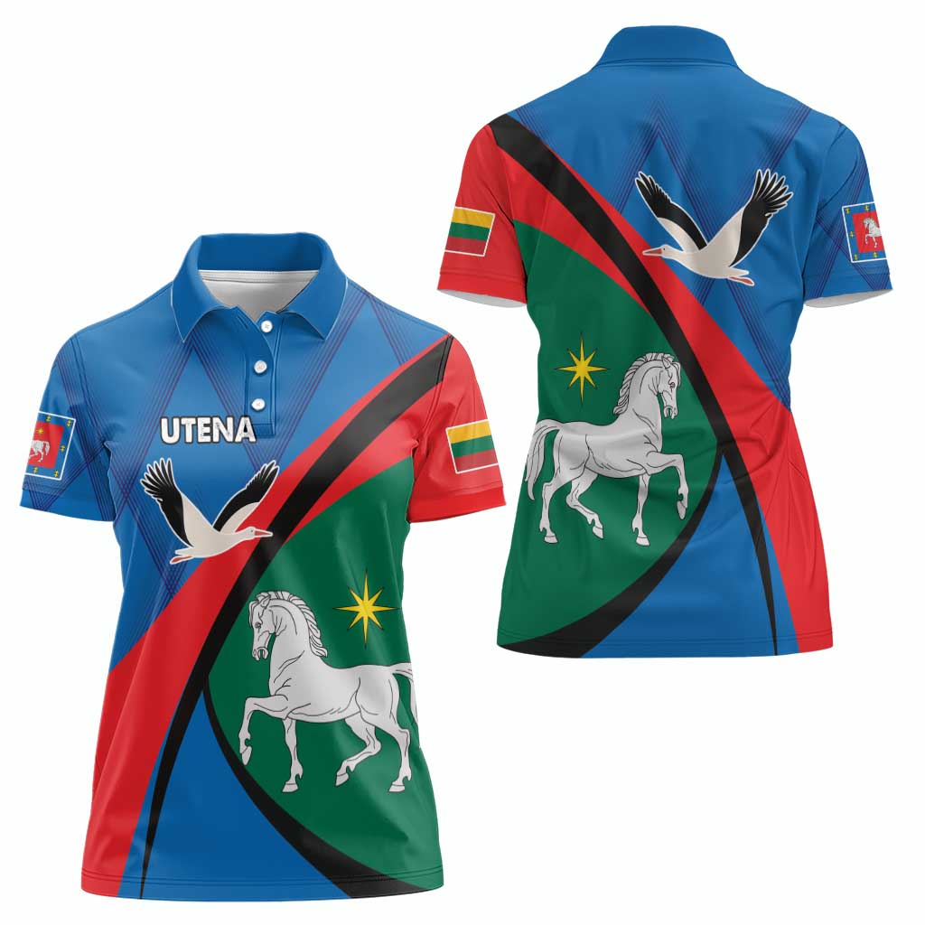 Lithuania Utena County Women Polo Shirt Utenos Apskritis LT17 - Wonder Print Shop