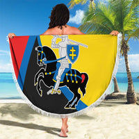 Lithuania Vilnius County Beach Blanket Vilniaus Apskritis