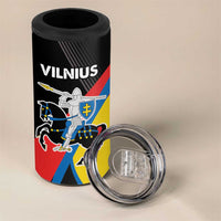 Lithuania Vilnius County 4 in 1 Can Cooler Tumbler Vilniaus Apskritis